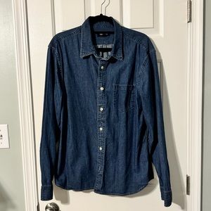 Madewell Blue Denim Shirt XL